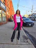 VELVET PINK SOFT OPEN CARDI