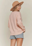 PASTEL STARS BLUSH SWEATER