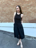 TRACE BLACK PARACHUTE DRESS