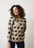 TAUPE BEAR NAKED CANADIAN SWEATER