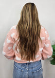 TWIC BLUSH HEART SWEATER
