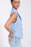 π¨π¦ KRISSY POWDER BLUE VEST MADE IN CANADA