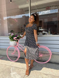 KERR STREET BLACK FLORAL DRESS