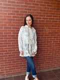 DOYLEY CROCHET WHITE JACKET