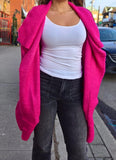 VELVET PINK SOFT OPEN CARDI