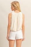 BUBBLE LINEN LINEN TANK