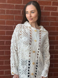 DOYLEY CROCHET WHITE JACKET