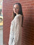 DOYLEY CROCHET WHITE JACKET