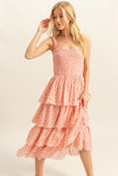 STRAWBERRY SHORTCAKE TIER SMOCK DR