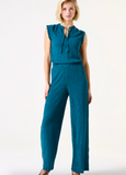 TROYNA TEAL PULL UP PANTS