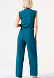 TROYNA TEAL PULL UP PANTS