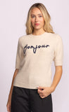 BONJOUR KNIT S/SLV