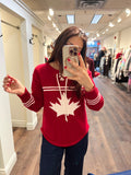 CANADA RED HOCKEY SWEATER