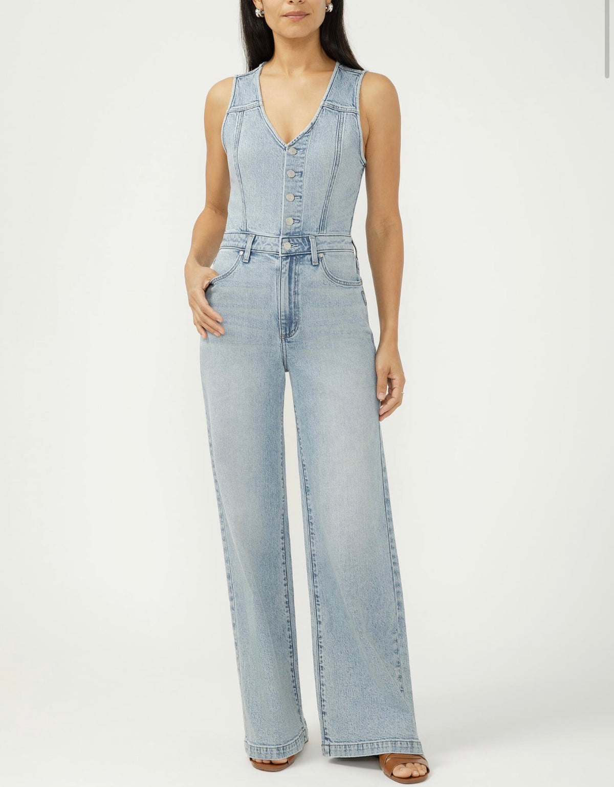 MS VICKI FLORAL DENIM JUMPER | Sustainable Fashion | Boa Boutique
