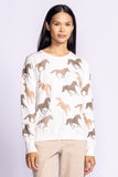 WILD HORSE WHITE SWEATER