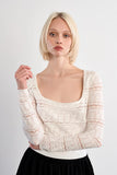 PUMELA HYPER SOFT CROCHET SWEATER TOP