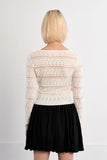 PUMELA HYPER SOFT CROCHET SWEATER TOP