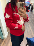 CANADA RED HOCKEY SWEATER