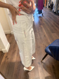 JADE STRETCH TWILL CAPRI WHITE