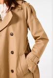 PEEP SHOW SANDY TAN TRENCH COAT