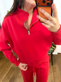 QUARTER ZIP UBA ROUGE MATCHER