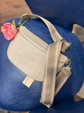 RAFIA NATURAL BUM BAG CROSSBODY