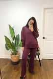 UMBER PRUNE SOFT PULL ON FLARE