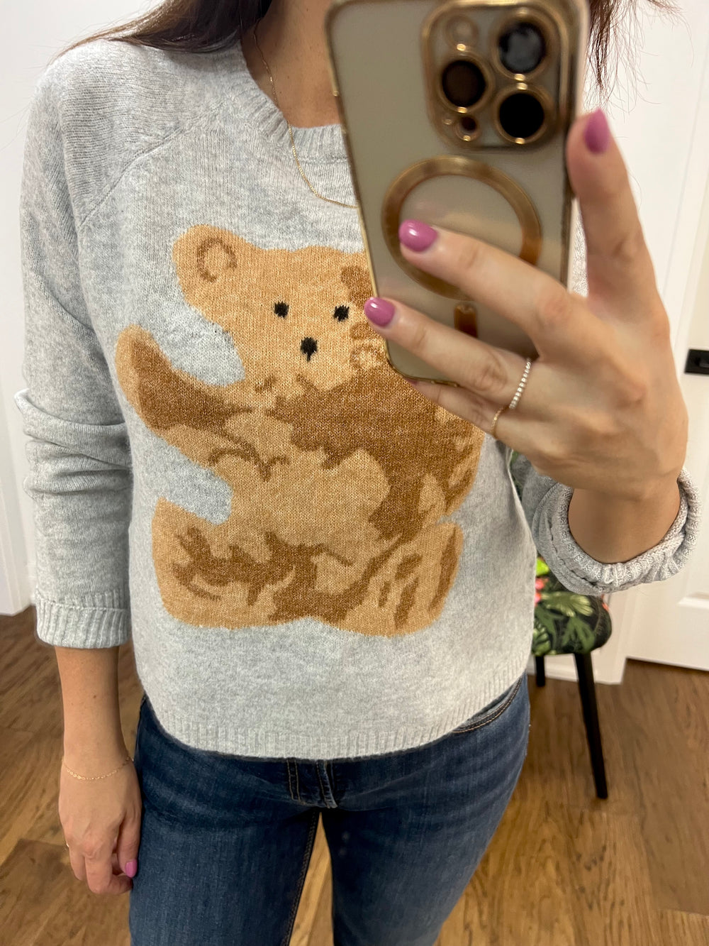 TEDDY IT'S A GREY DAY SWEATER