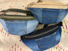 DENIM BEIGE LEATHER CROSS BODY