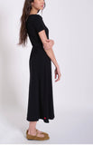 CAILEIGH BLACK MIDI DRESS MADE IN CANADA🇨🇦