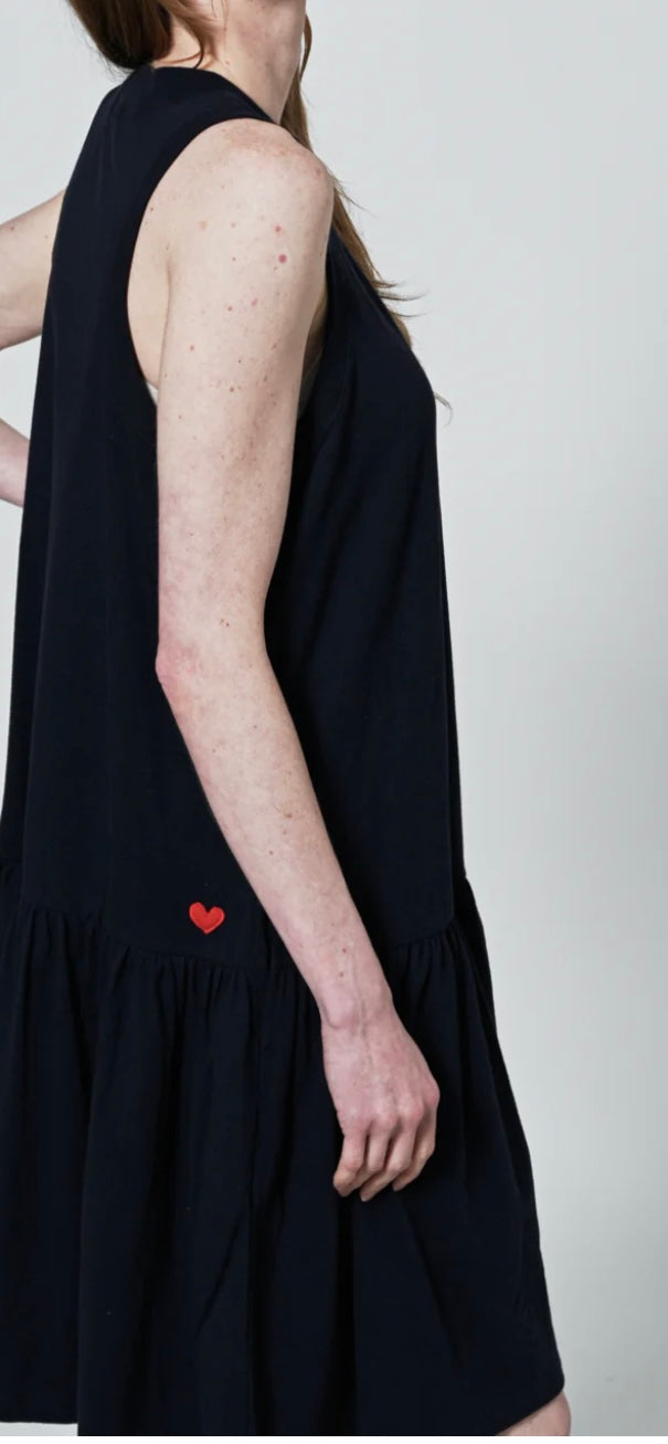 LUCIE BLACK HIGH NECK TENNIS DRESS 🇨🇦