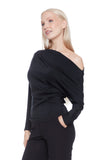 🇨🇦 DEMI BLACK MODAL OFF SHOULDER CANADA