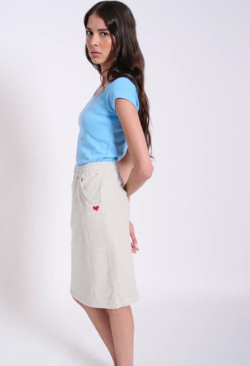 KASIA EGGSHELL MID SKIRT 🇨🇦