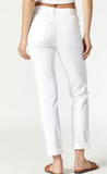 KATHLEEN WHITE FEATHER WEIGHT JEANS