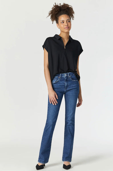 MARIA MID FLEX BLUE SEMI FLARE MAVI JEAN