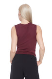 🇨🇦 VERONICA MERLOT ROUCH S/LESS TOP CANADA