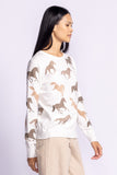 WILD HORSE WHITE SWEATER