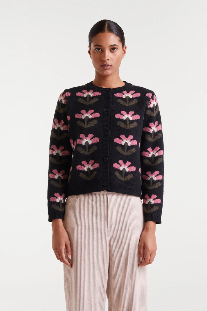 BABOUSHKA FLORAL CARDIGAN
