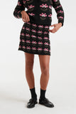 BABOUSHKA SKIRT FLORAL KNIT
