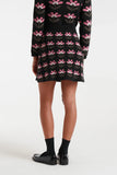 BABOUSHKA SKIRT FLORAL KNIT