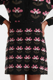 BABOUSHKA SKIRT FLORAL KNIT