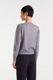 MARLENE GREY COLOURED STONES SWEATER
