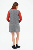 HEARTS TWEED GREY DRESS