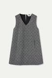 HEARTS TWEED GREY DRESS