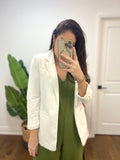 TIARA ELLISON CREAM BLAZER