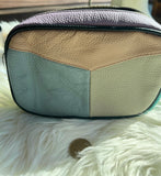 UPCYCLE LEATHER OCEAN MEDIUM CROSSBODY