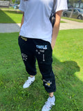 JOGGER SMILE HAPPY DAYS BLACK