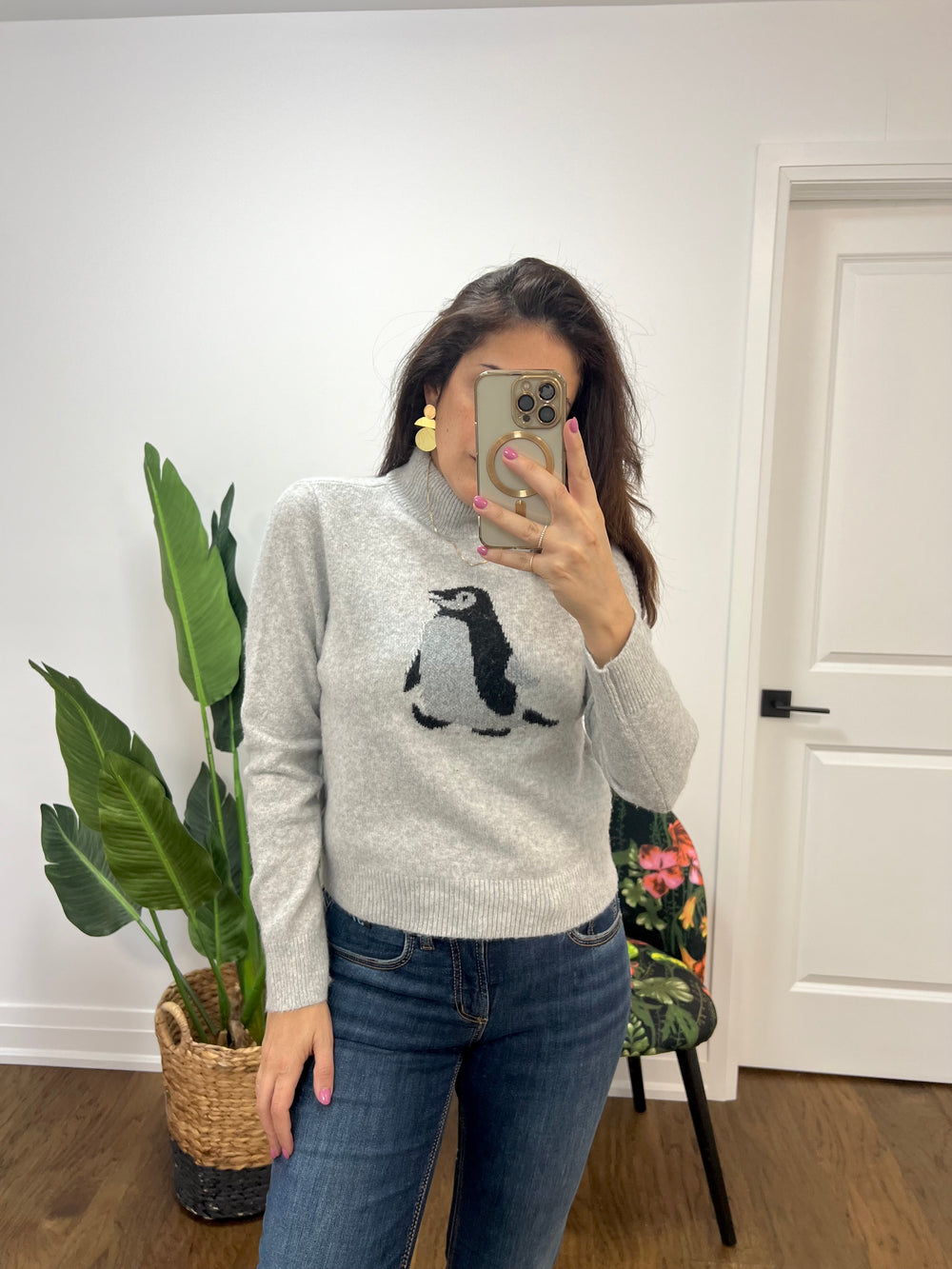 PENGUIN IT'S A GREY FUNNEL DAY SWEATER