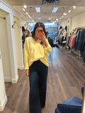 LEMON ICING VNECK SOFT SWEATER