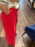 DUNDAS RED LIGHT WEIGHT PANTS